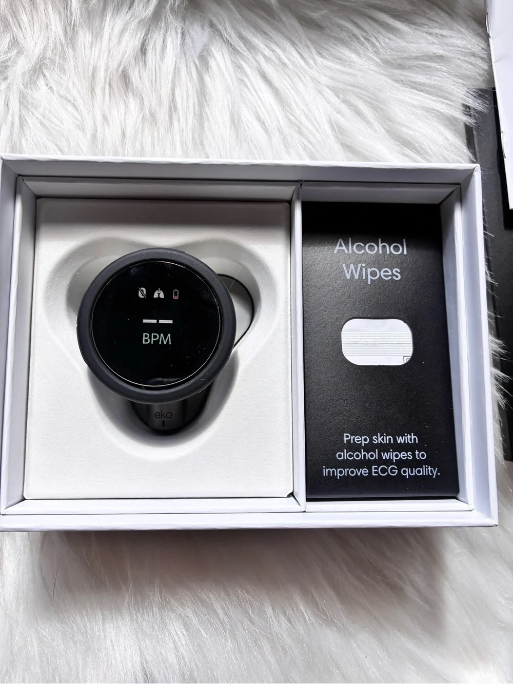 CORE 500, Silver Digital Stethoscope with Black Display